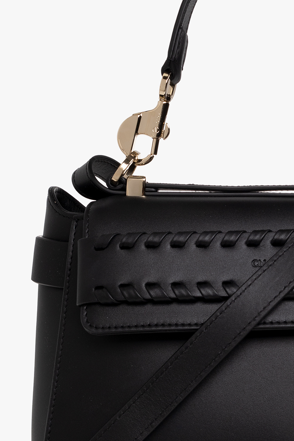 ハンドバッグ Chloe Black Leather Small Nacha Handbag 57376369?w=400